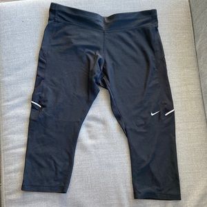 Black Nike workout pants in size M